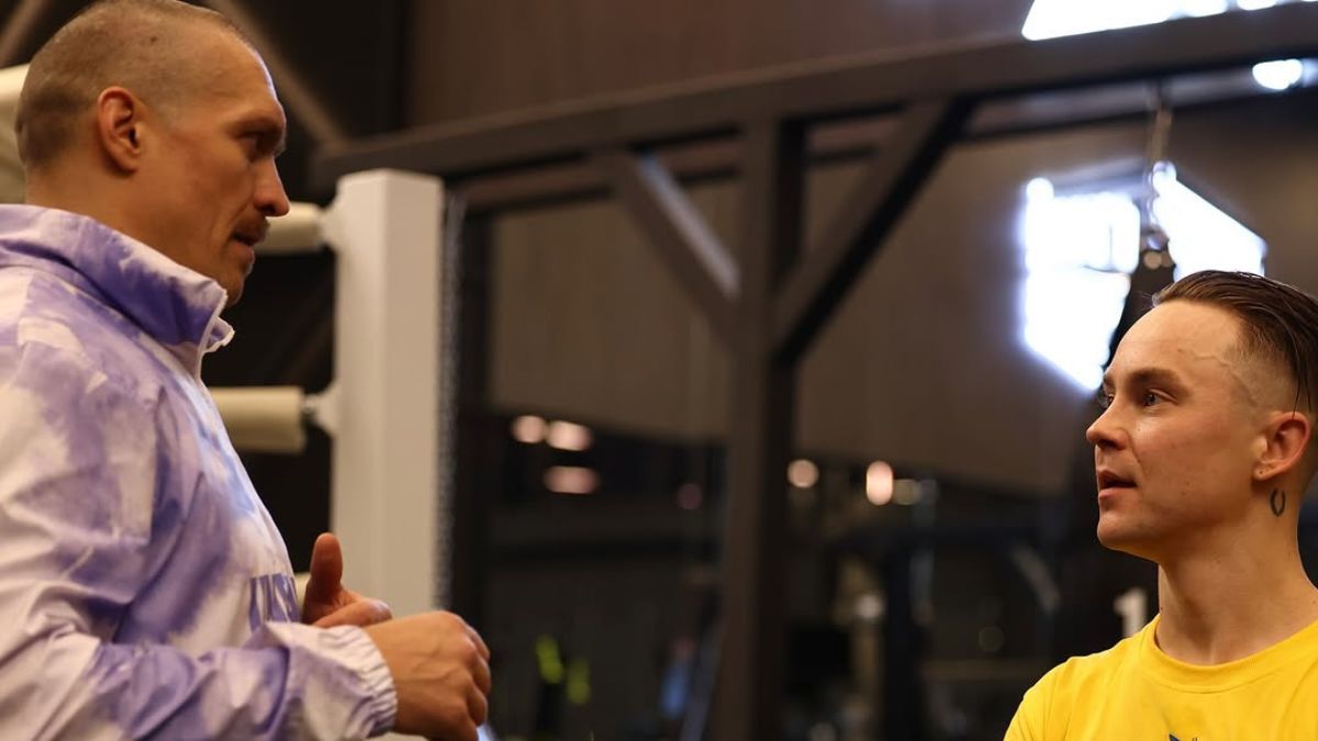 Олександр Усик і Артем Пивоваров Олександр Усик і Артем Пивоваров