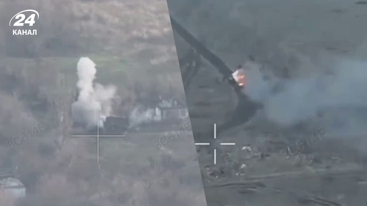 ЗСУ знищили колону ворожої техніки ЗСУ знищили колону ворожої техніки