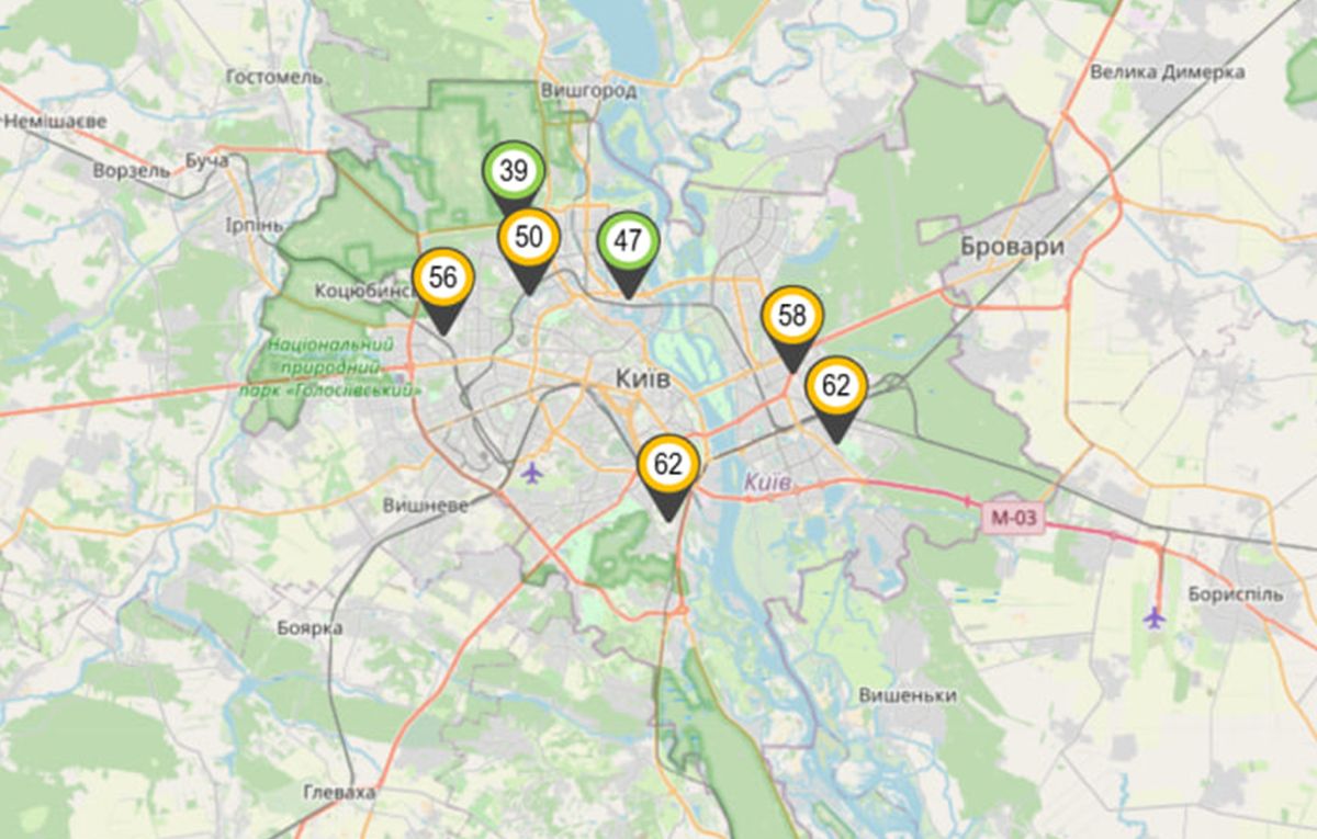 У Києві фіксують погіршення стану повітря - новини Києва - 24 Канал У Києві фіксують погіршення стану повітря - новини Києва - 24 Канал