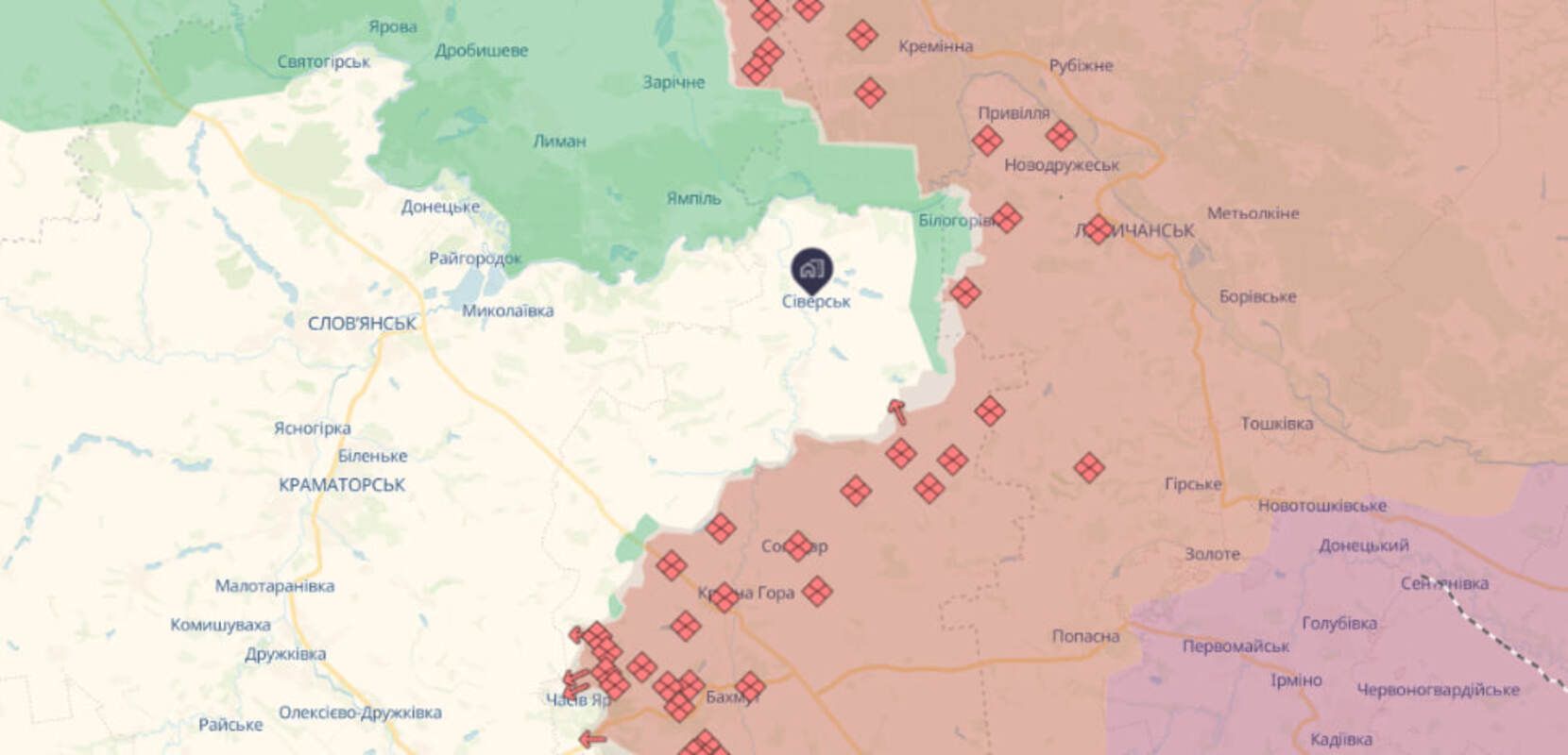 Россияне стремятся сформировать плацдарм в сторону Славянска и Краматорска Россияне стремятся сформировать плацдарм в сторону Славянска и Краматорска