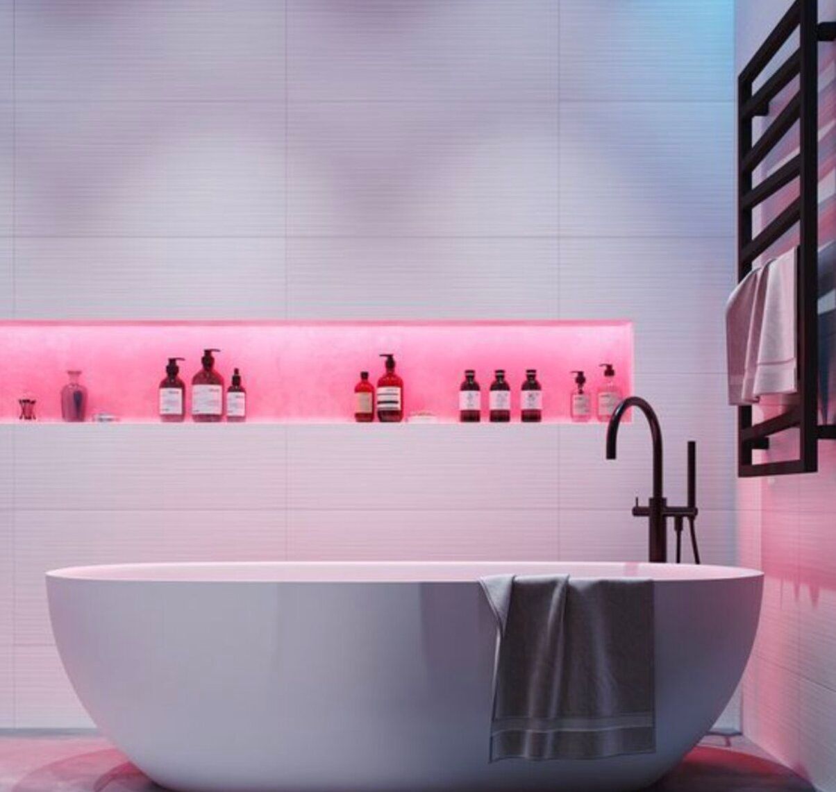 Стратегический неон в интерьере - как правильно использовать эту концепцию Стратегический неон в интерьере - как правильно использовать эту концепцию