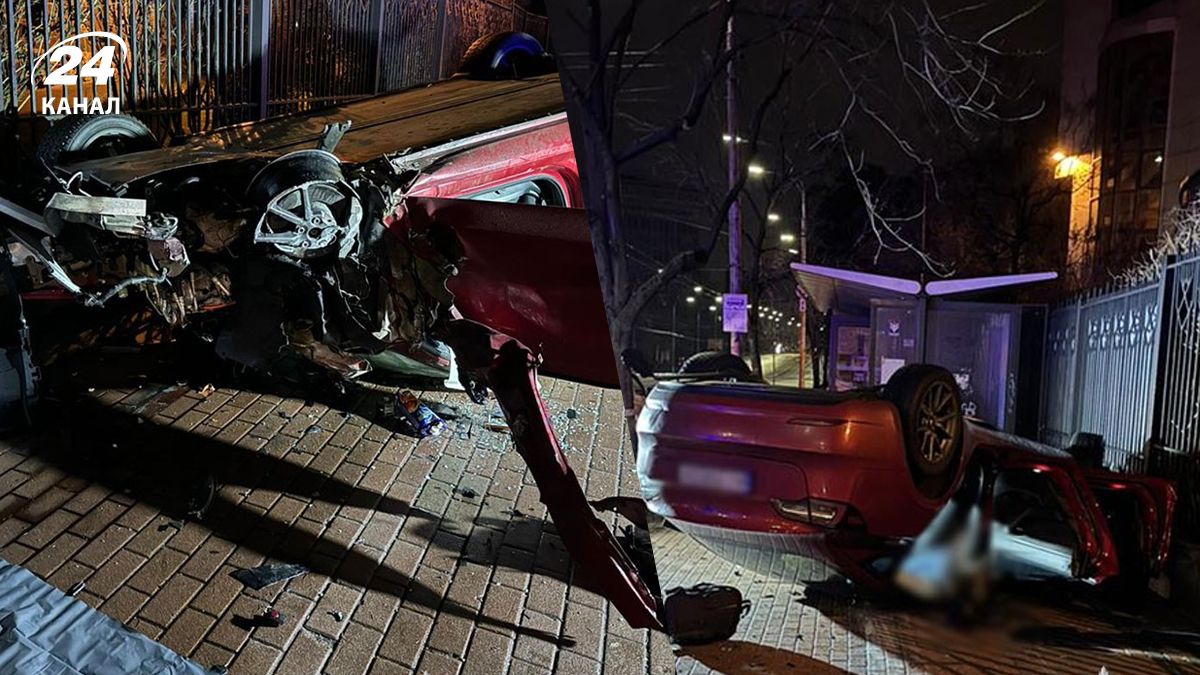 ДТП в Киеве во время комендантского часа ДТП в Киеве во время комендантского часа