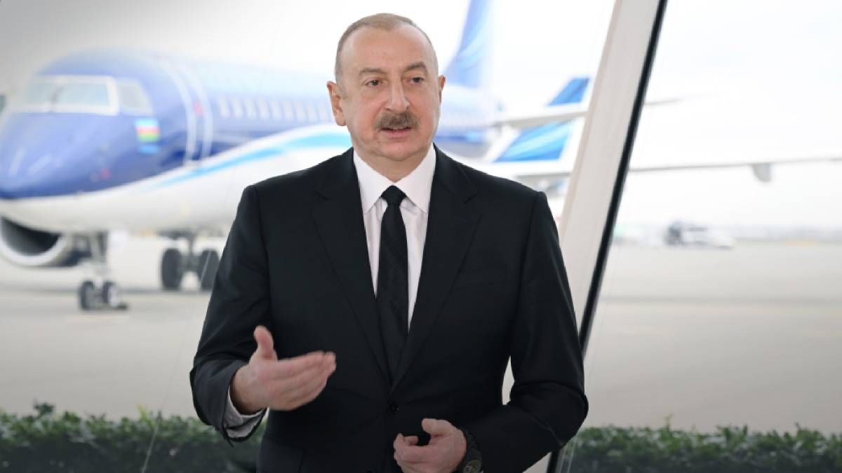 Алієв вказав на брехню Росії щодо катастрофи літака AZAL 