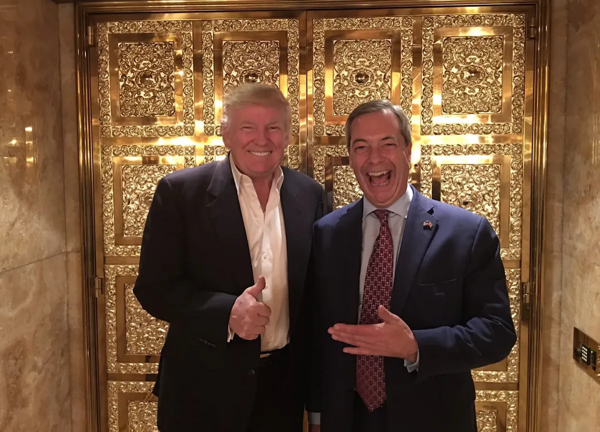 Трамп и Фарадж Трамп и Фарадж