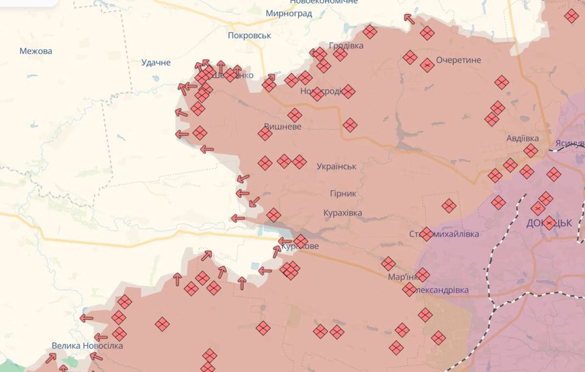 Карта фронта от Deep State на 30 декабря 2024 года - новости Украины - 24 Канал Карта фронта от Deep State на 30 декабря 2024 года - новости Украины - 24 Канал