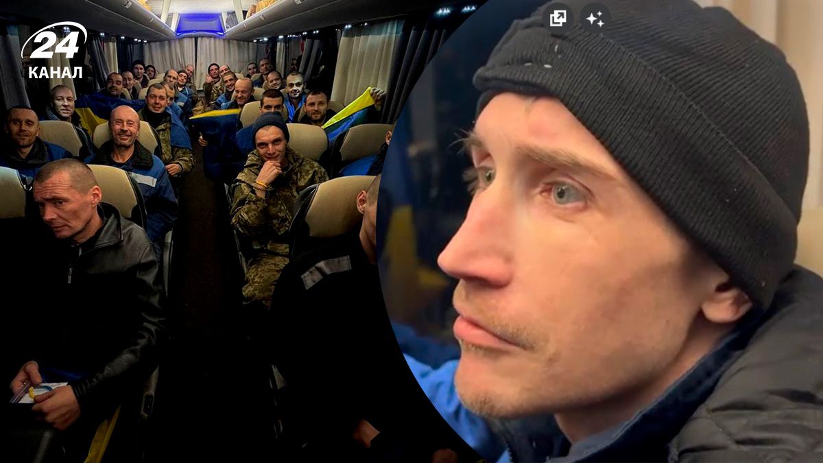 Освобожденный из плена военный декламирует стихотворение об Украине Освобожденный из плена военный декламирует стихотворение об Украине