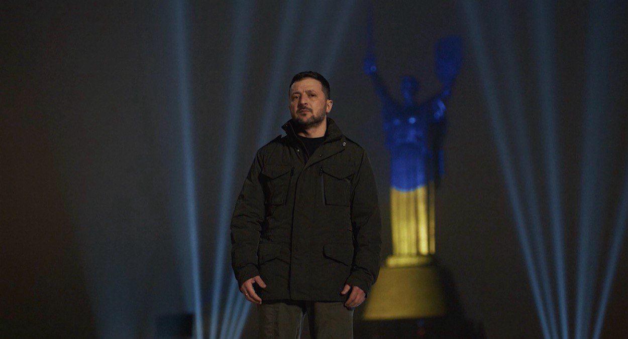 Новогоднее поздравление Владимира Зеленского 1 января 2025 года Новогоднее поздравление Владимира Зеленского 1 января 2025 года