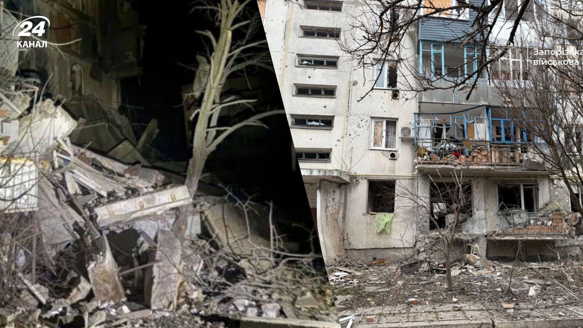 Ворог масовано атакував Степногірськ на Запоріжжі Ворог масовано атакував Степногірськ на Запоріжжі