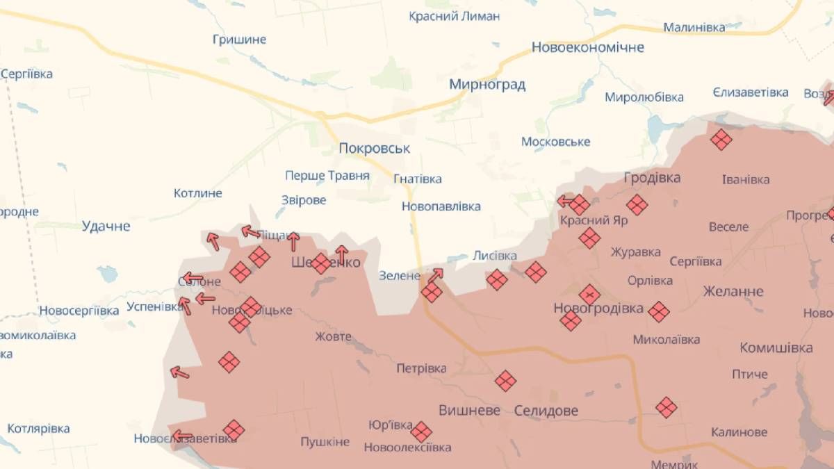 Противник пробует взять Покровск в окружение Противник пробует взять Покровск в окружение