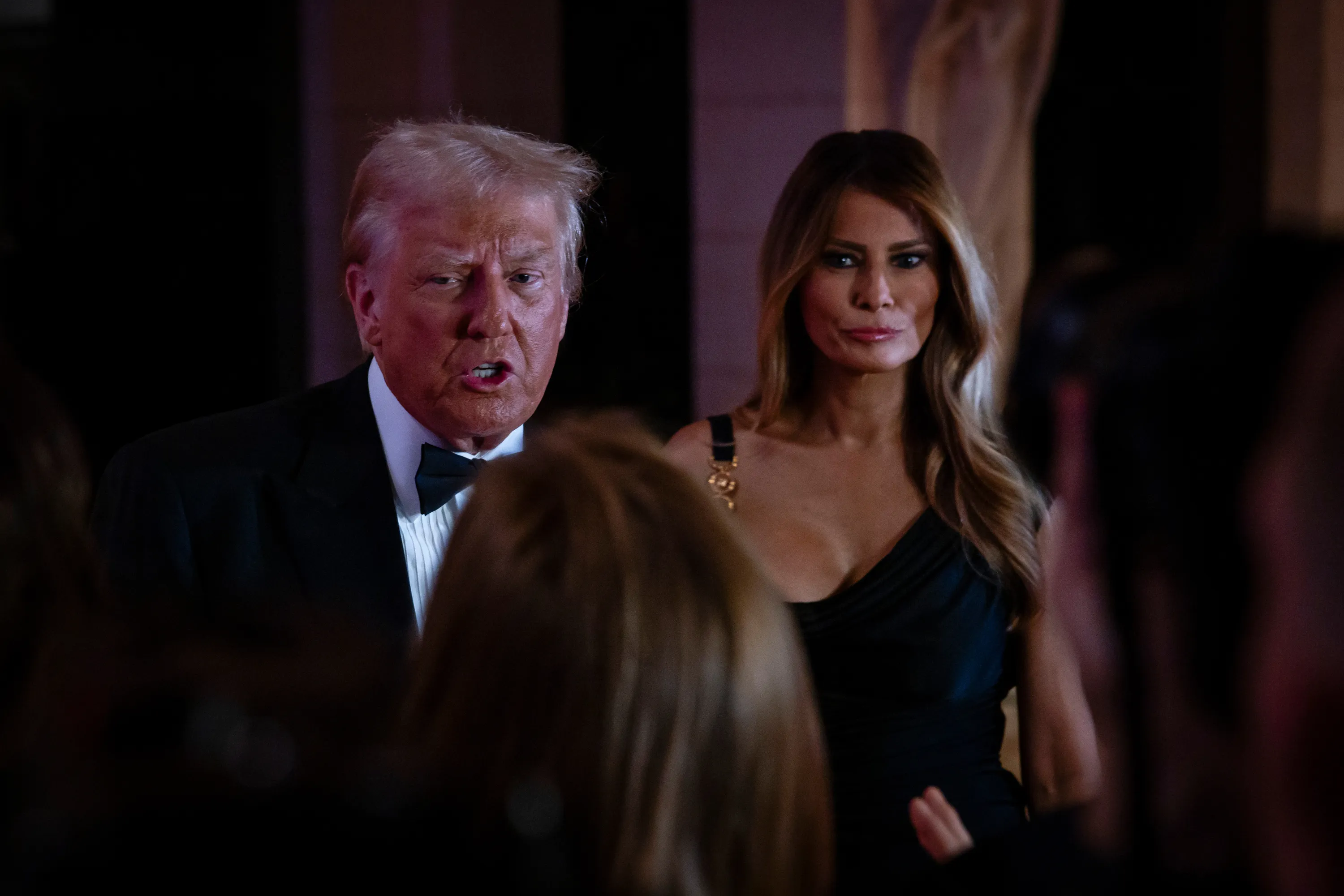 Дональд Трамп с женой Дональд Трамп с женой