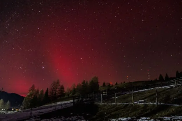 Полярне сяйво в Молдові Полярне сяйво в Молдові
