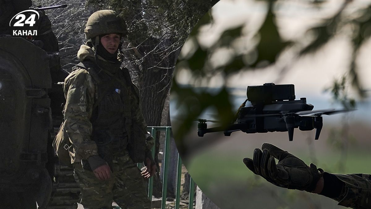 Російські окупанти намагаються збивати українські БпЛА на полі бою Російські окупанти намагаються збивати українські БпЛА на полі бою