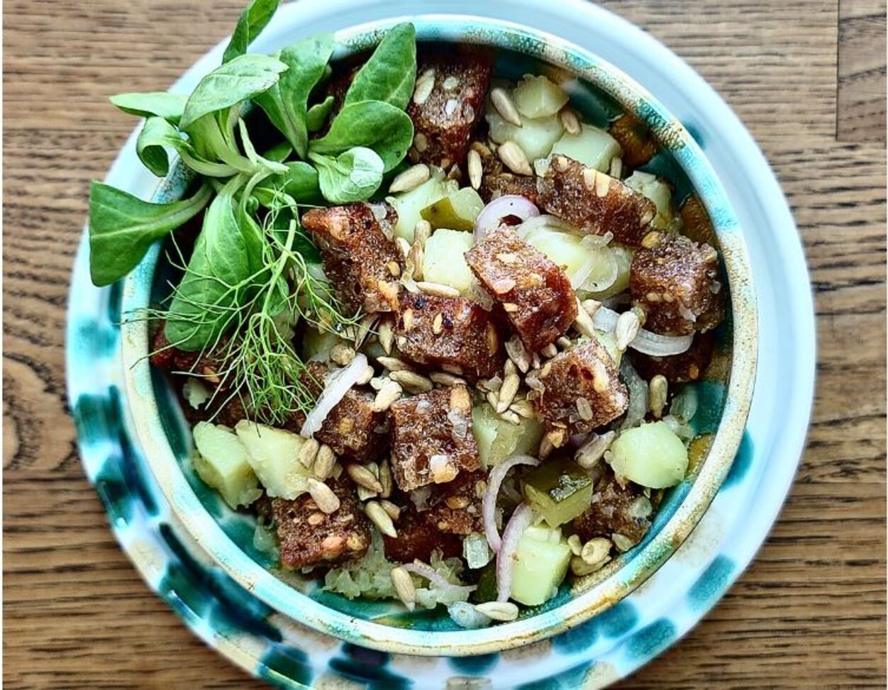 Готуємо пісний салат з картоплею Готуємо пісний салат з картоплею