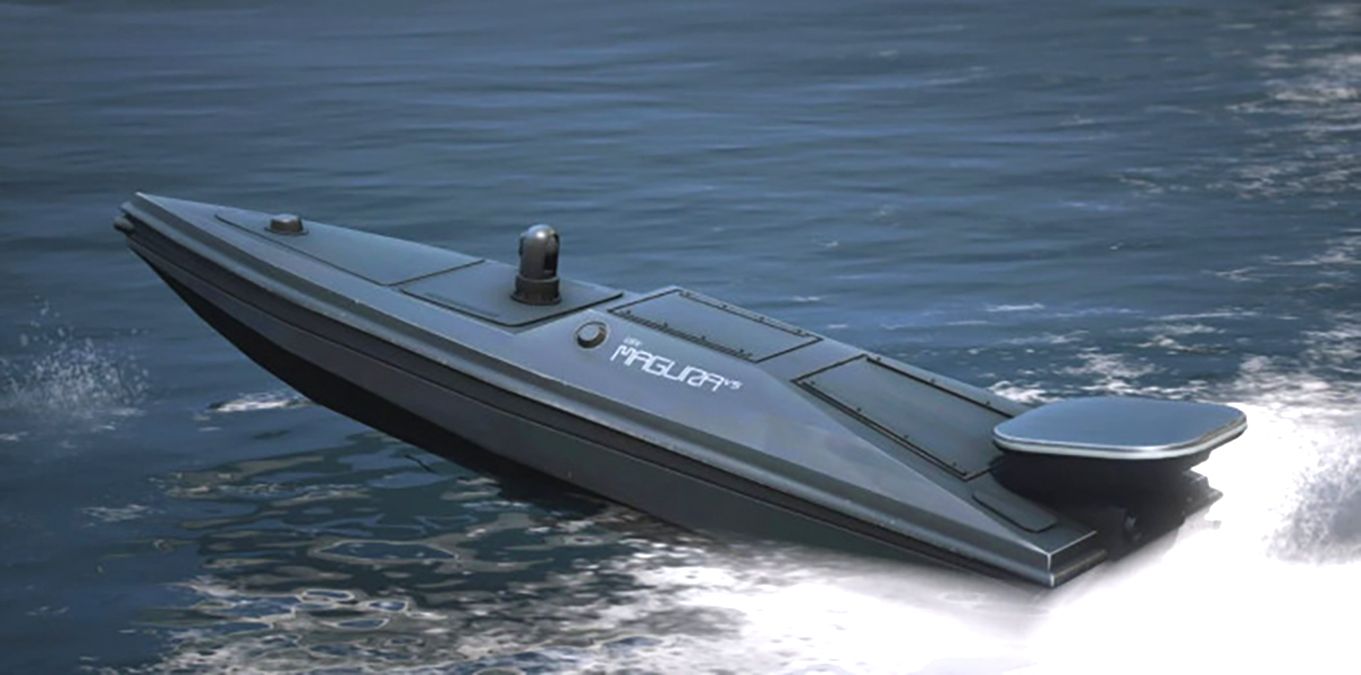 Украинский морской дрон Magura V5 Украинский морской дрон Magura V5
