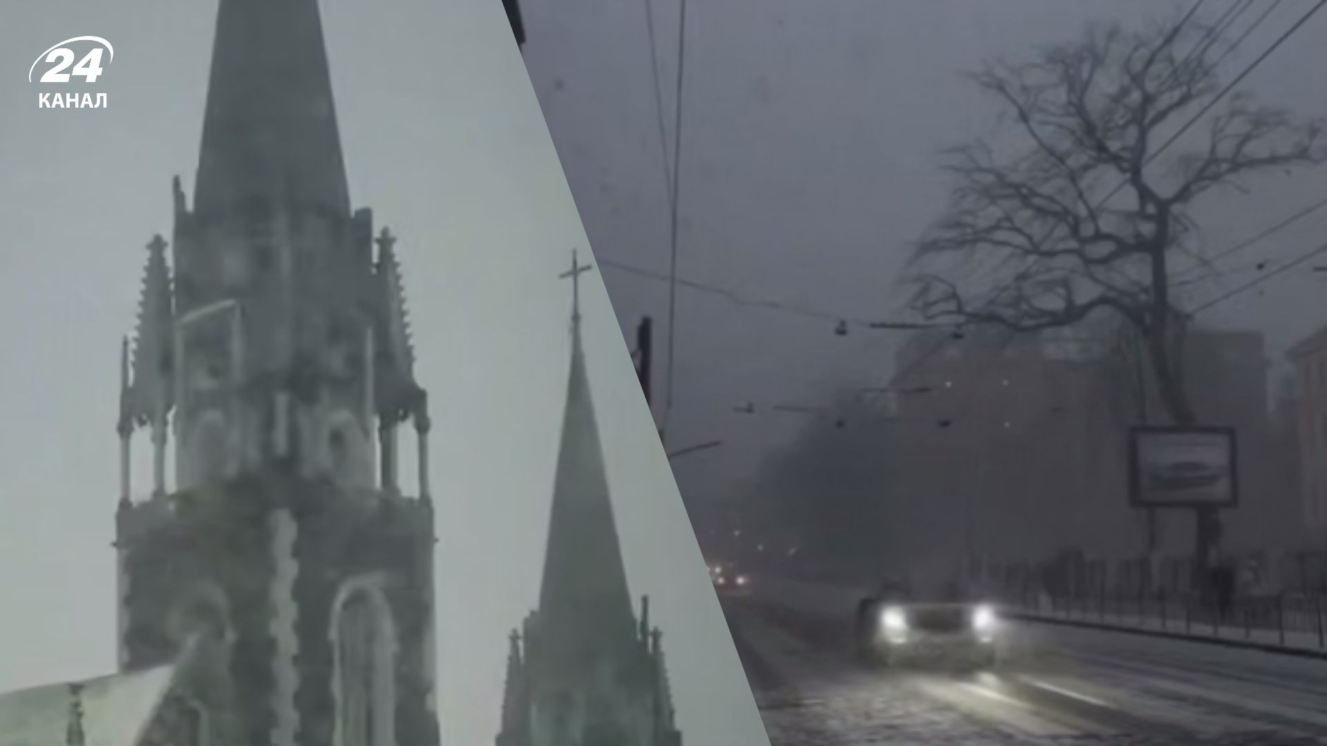 У Львові 4 січня снігопад У Львові 4 січня снігопад