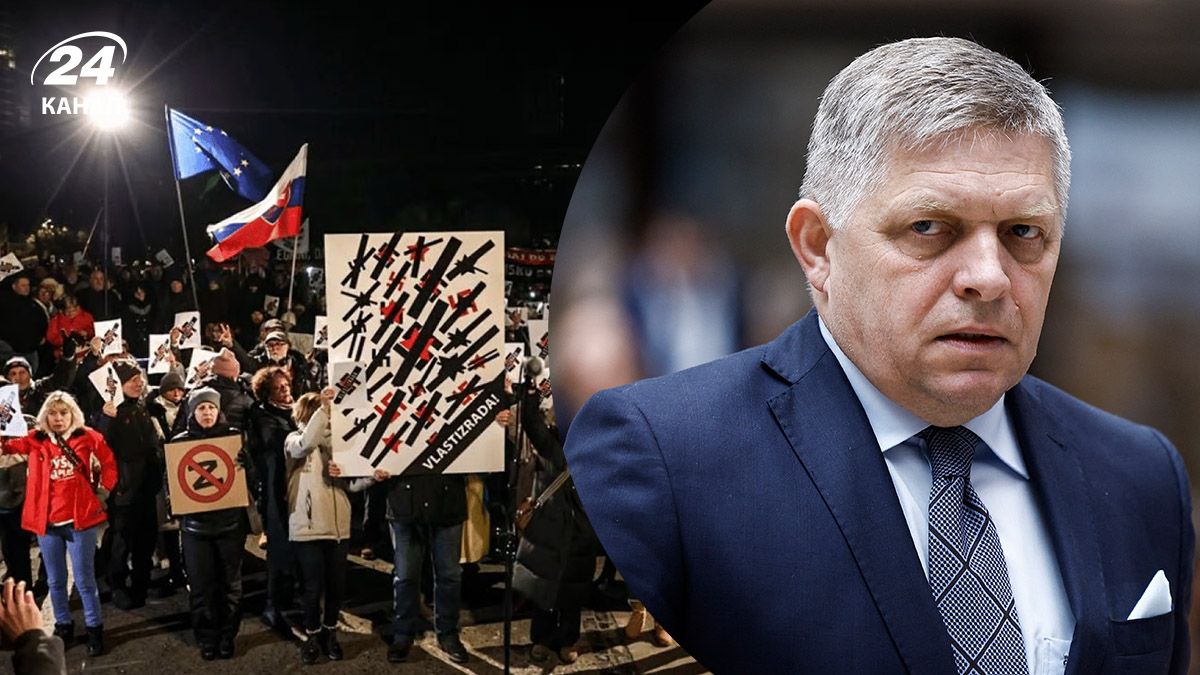 Протесты в Словакии – с какой проблемой может столкнуться Роберт Фицо - 24 Канал Протесты в Словакии – с какой проблемой может столкнуться Роберт Фицо - 24 Канал