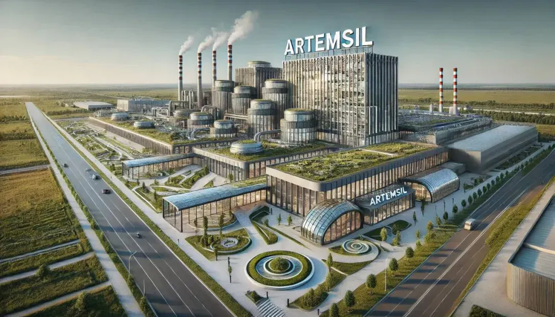ИИ изобразил завод Артемсоль после войны ИИ изобразил завод Артемсоль после войны
