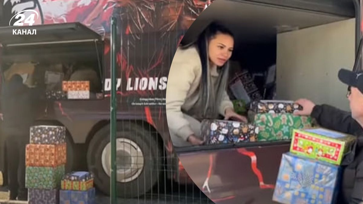 Німецькі волонтери передали українським дітям-переселенцям 10 тонн подарунків Німецькі волонтери передали українським дітям-переселенцям 10 тонн подарунків