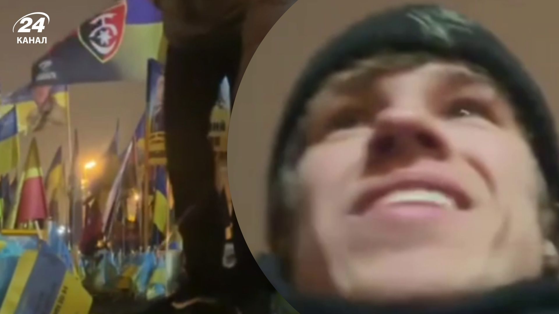 Кадри з відео зловмисника Кадри з відео зловмисника