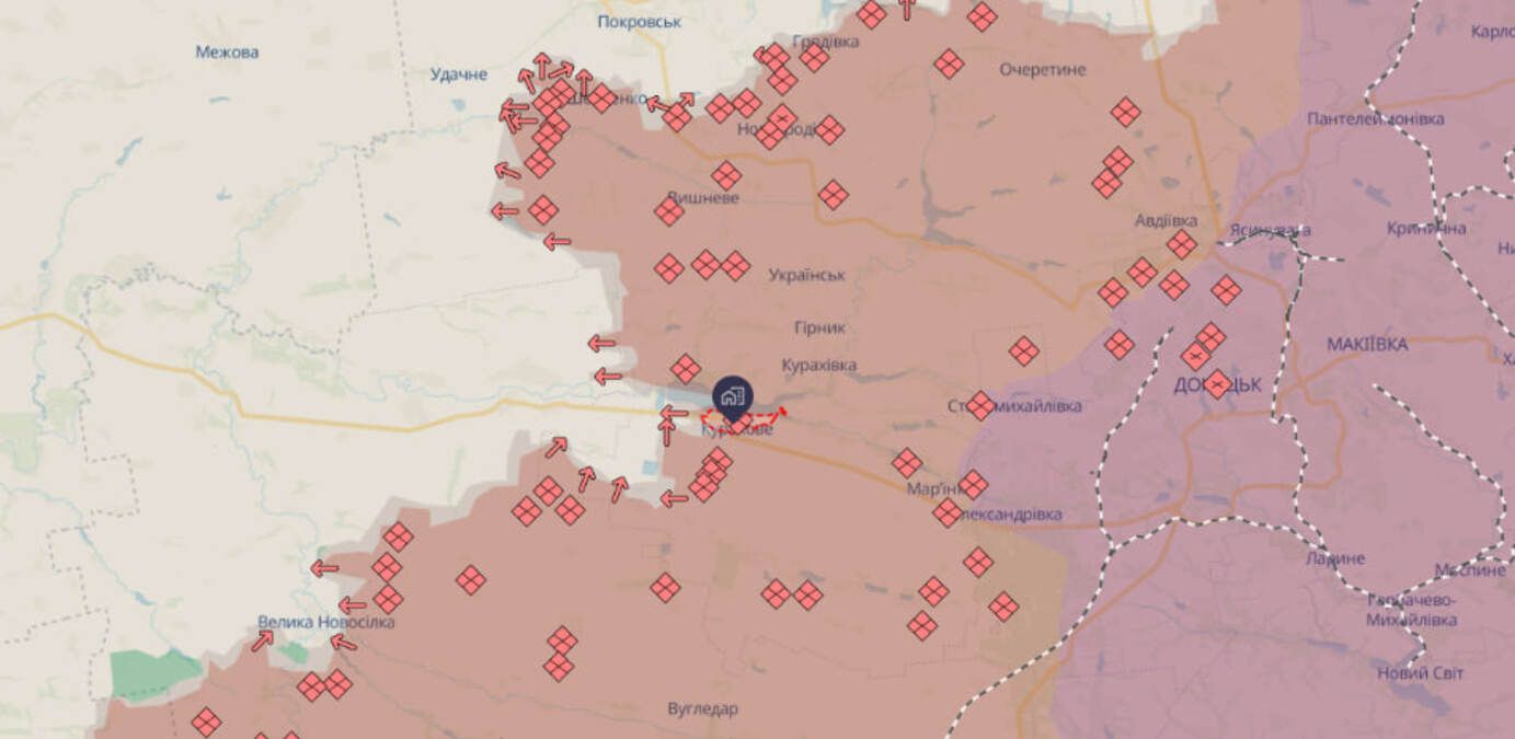 Существует угроза отхода Сил обороны из Курахово Существует угроза отхода Сил обороны из Курахово