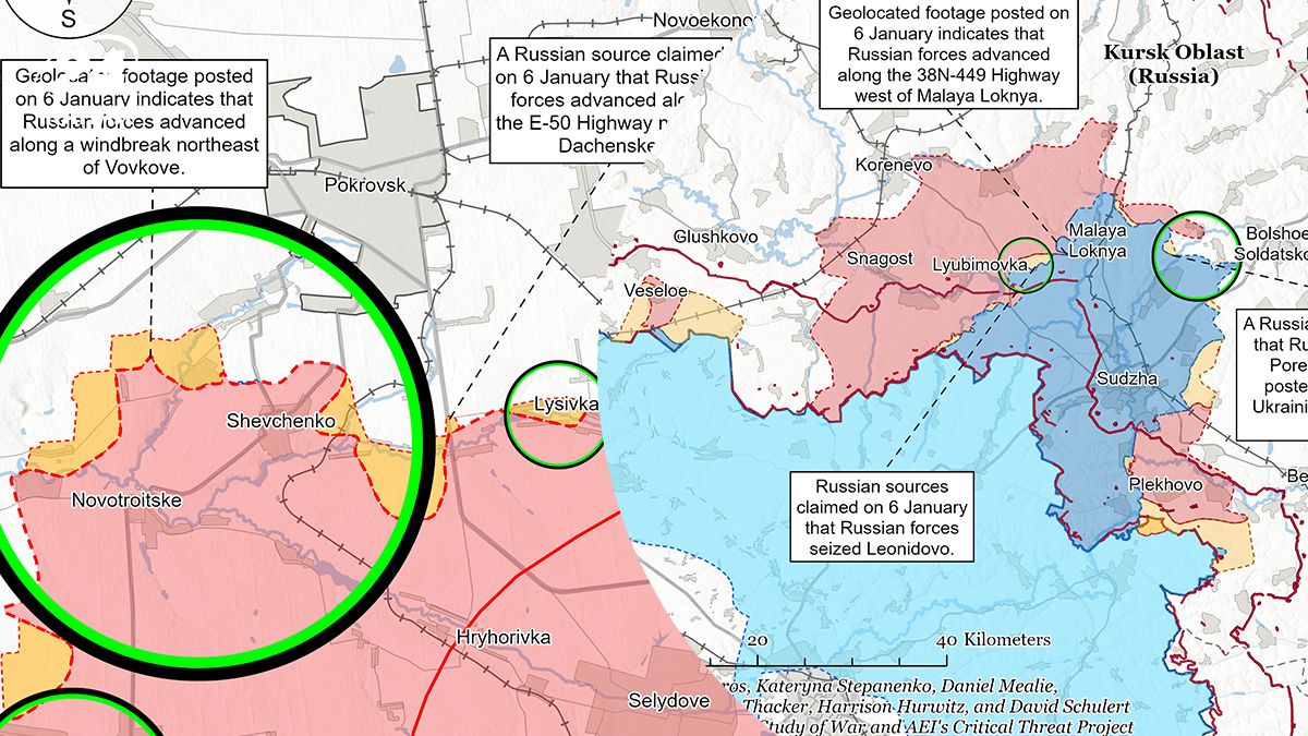 Карти та аналіз ISW на 7 січня 2025 - є просування з обох боків - новини України - 24 Канал