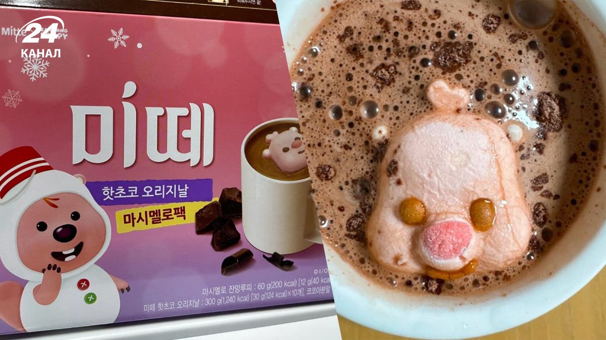 Корейский какао-напиток стал вирусным из-за формы зефира - курьезное фото Корейский какао-напиток стал вирусным из-за формы зефира - курьезное фото