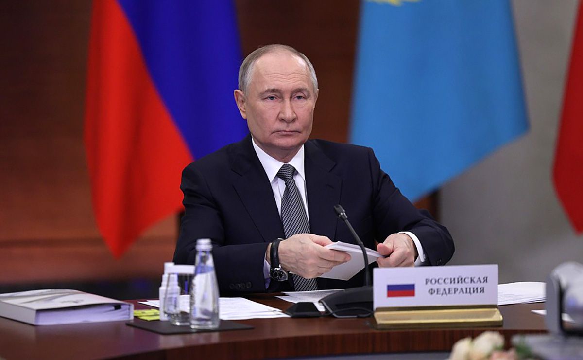 Російський диктатор Владімір Путін Російський диктатор Владімір Путін