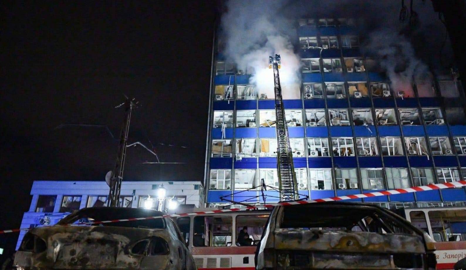 Росія вдарила по Запоріжжю 8 січня Росія вдарила по Запоріжжю 8 січня