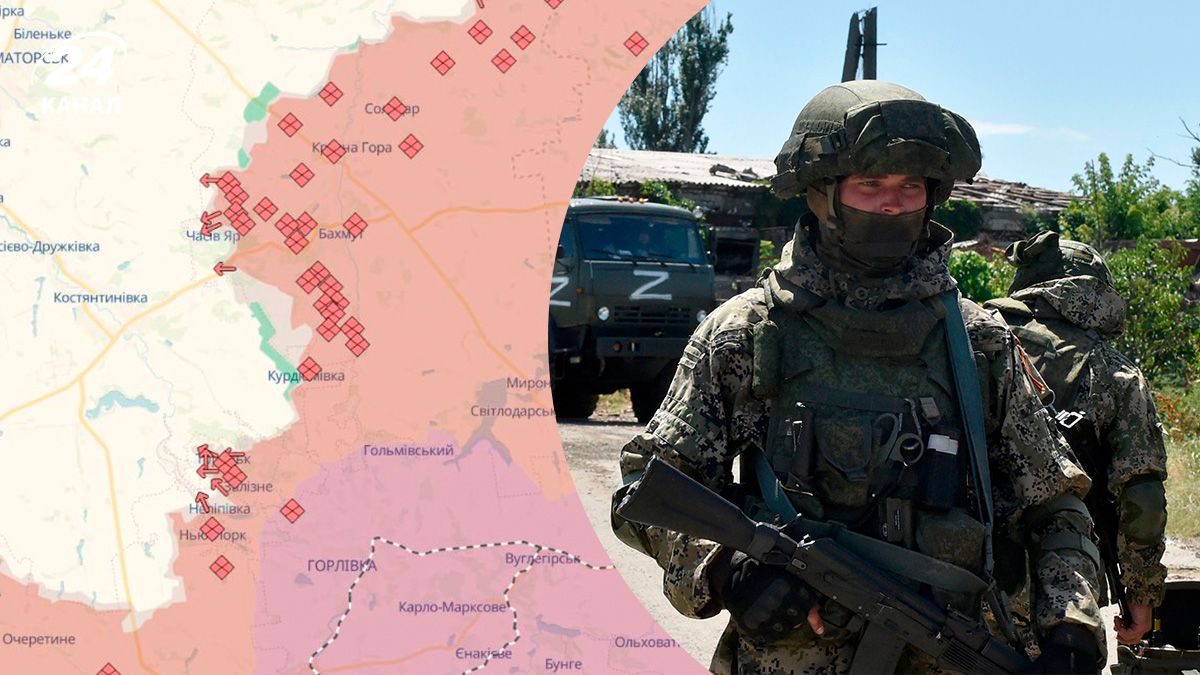 Карта фронту від Deep State 9 січня Карта фронту від Deep State 9 січня