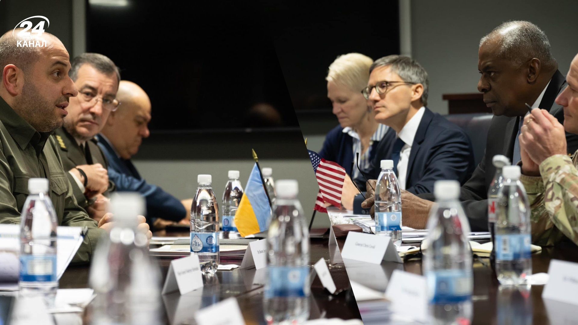 Умєров провів зустріч з Остіном перед засіданням "Рамштайну": про що говорили міністри - 24 Канал Умєров провів зустріч з Остіном перед засіданням "Рамштайну": про що говорили міністри - 24 Канал