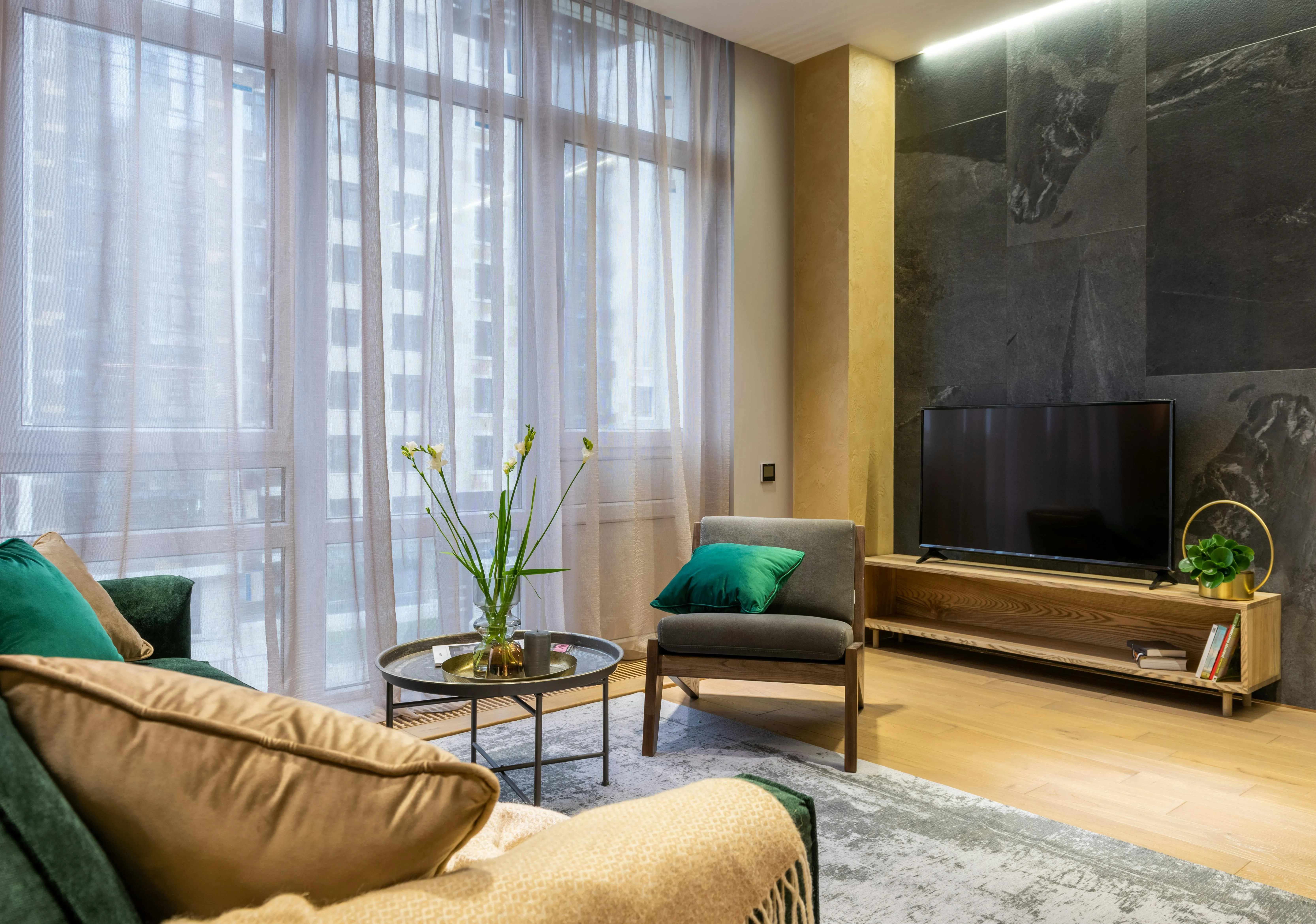 Недвижимость Комната Шторы Шторы Тепло Недвижимость Комната Шторы Шторы Тепло