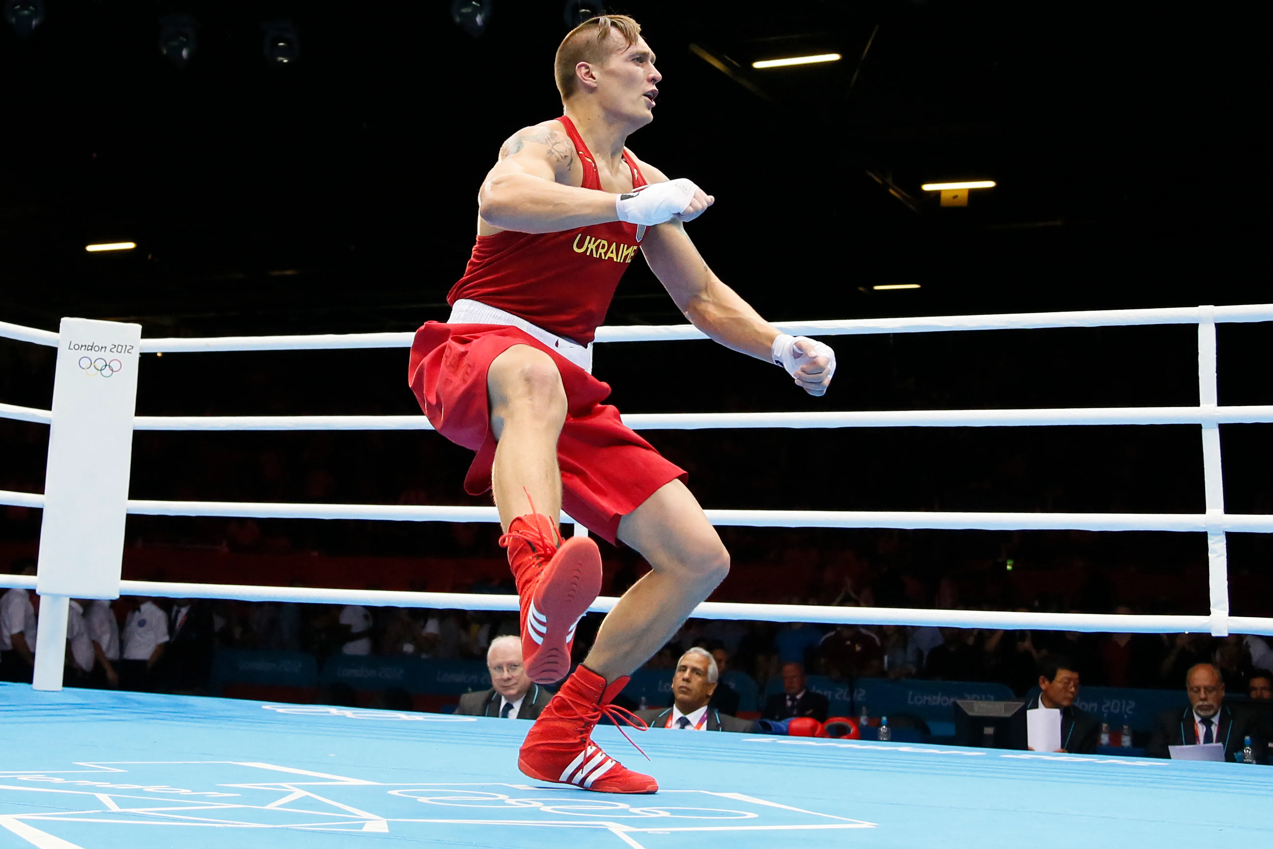 Усик станцював гопак у ринзі на Олімпіади-2012