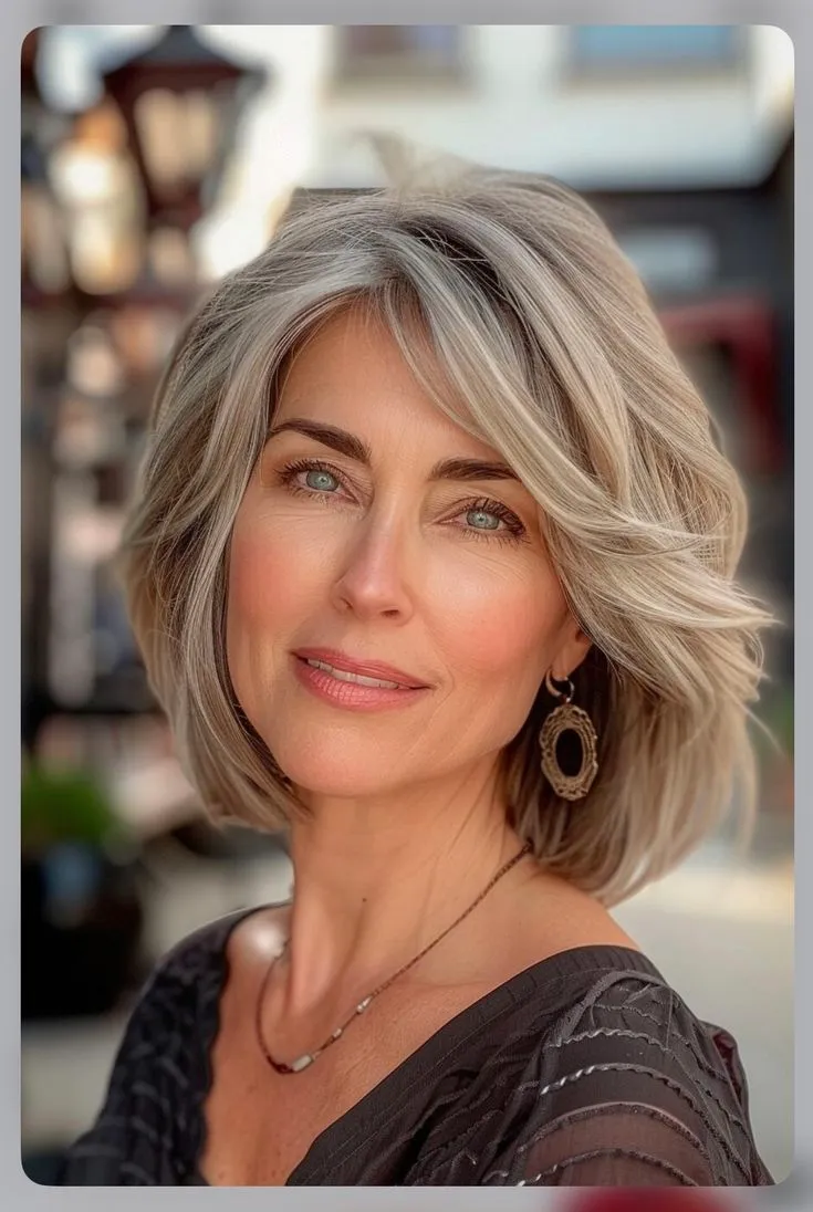 Ефектні стрижки для жінок після 55 років Ефектні стрижки для жінок після 55 років