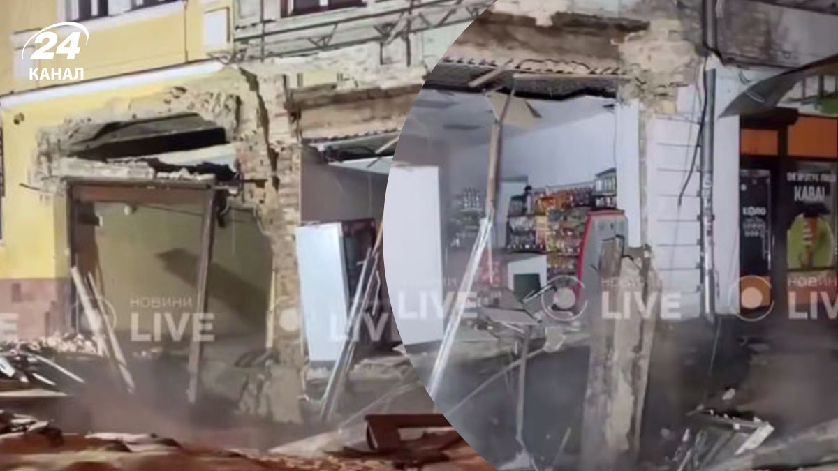 У Києві обвалилася стіна магазину через прорив теплотраси - новини Києва - 24 Канал У Києві обвалилася стіна магазину через прорив теплотраси - новини Києва - 24 Канал