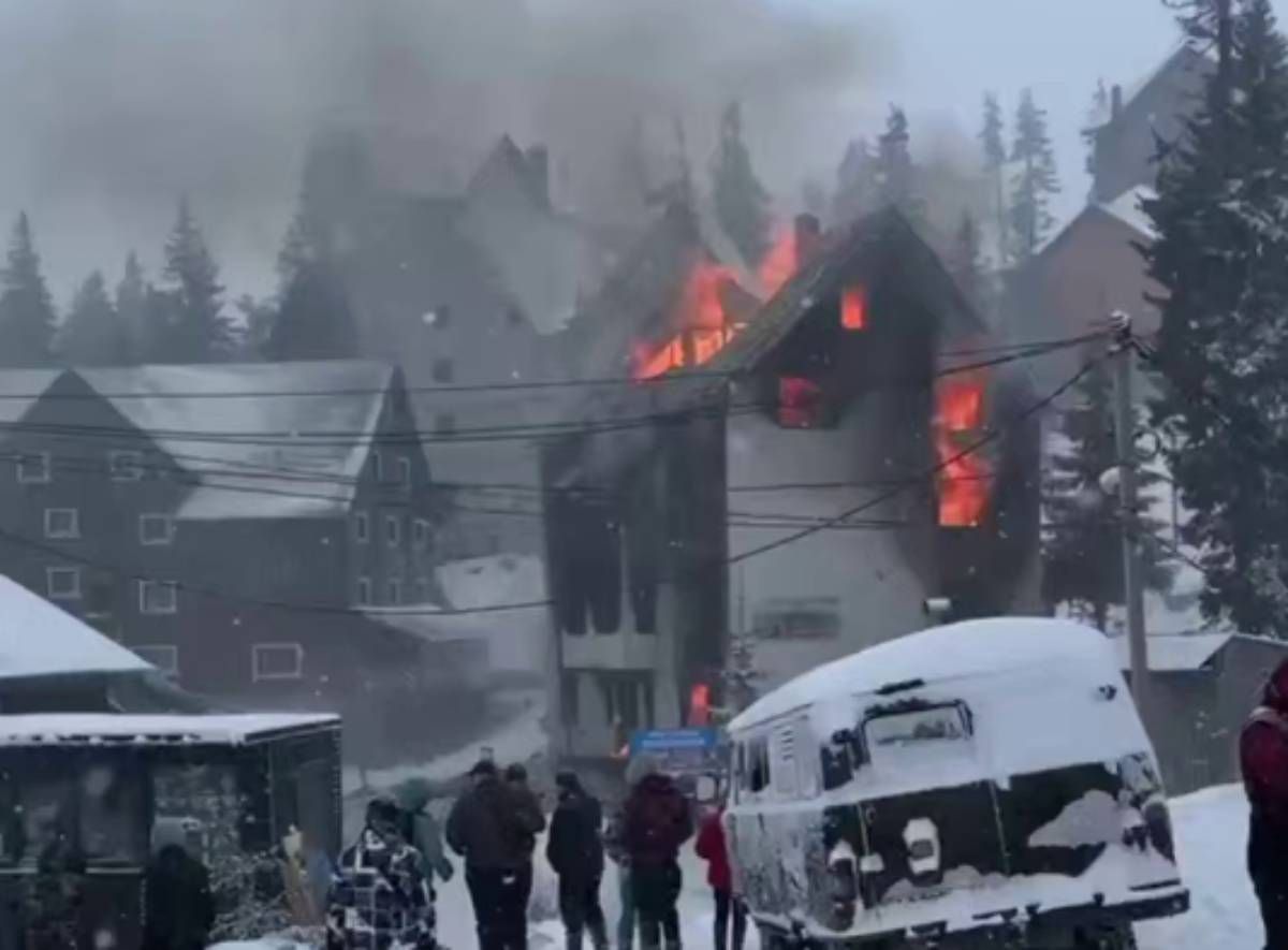 Пожар на Драгобрате Пожар на Драгобрате