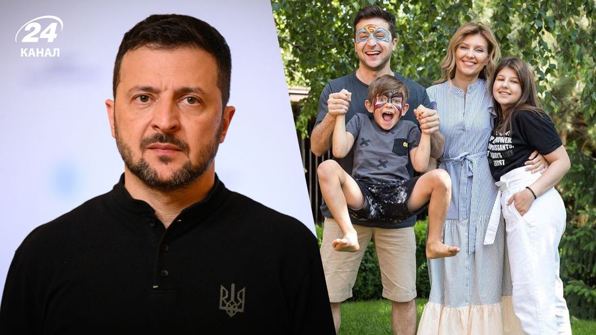 Зеленський розповів, де живуть його діти