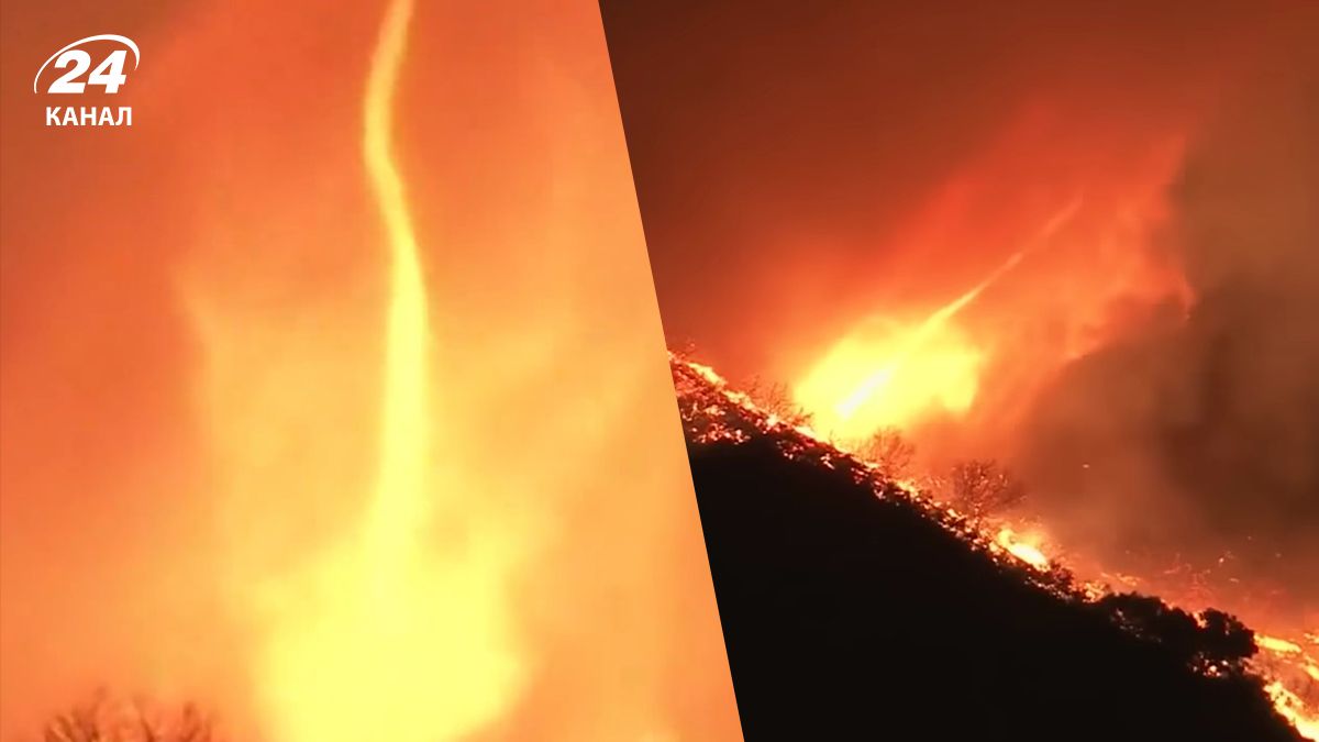 В Калифорнии начались огненные торнадо