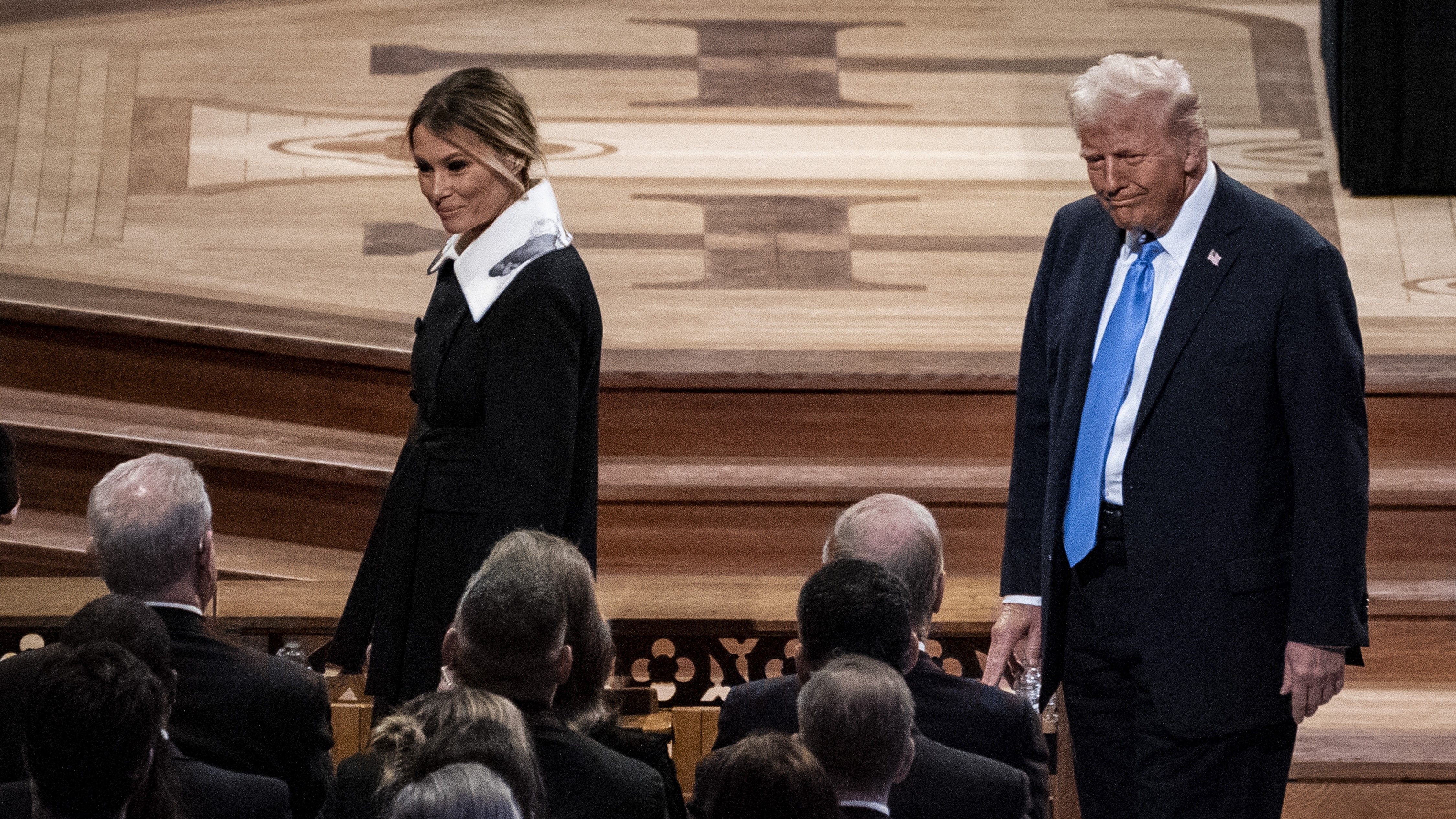 Мелания Трамп с мужем