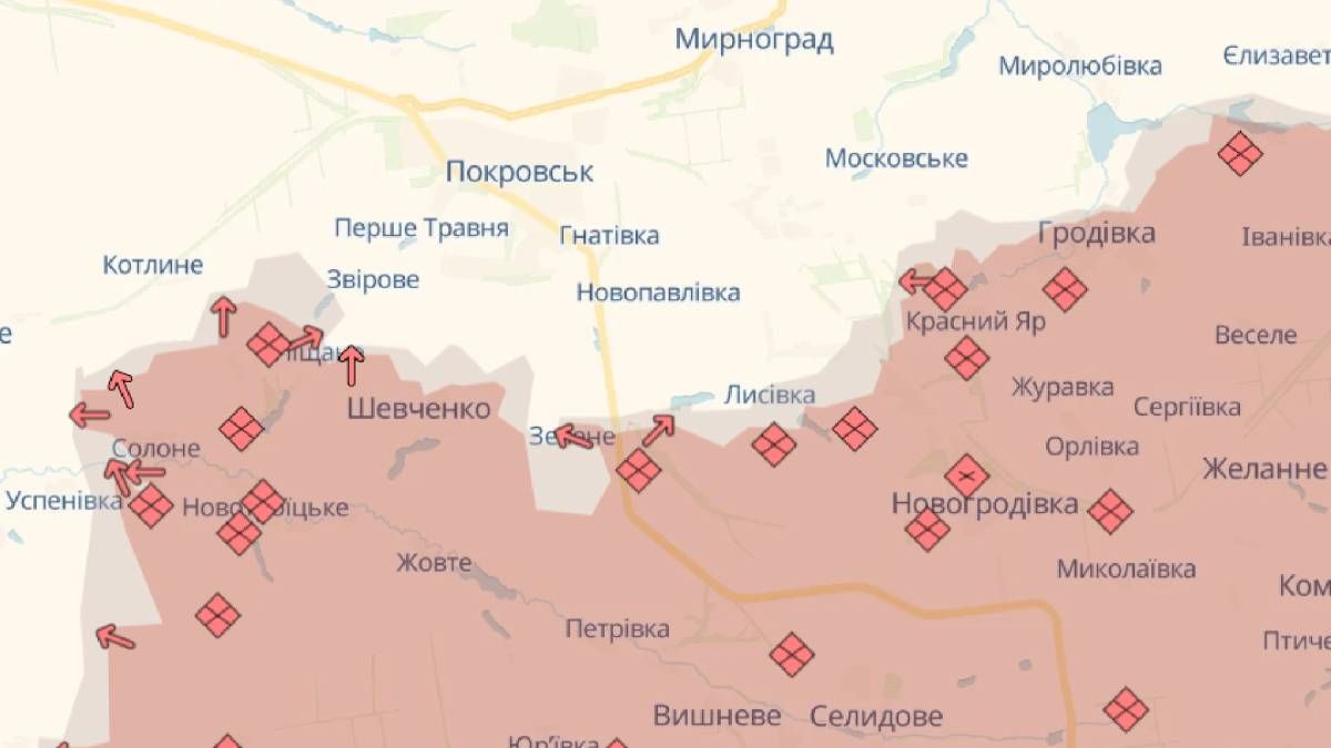 Ворог хоче взяти Покровськ в оточення Ворог хоче взяти Покровськ в оточення