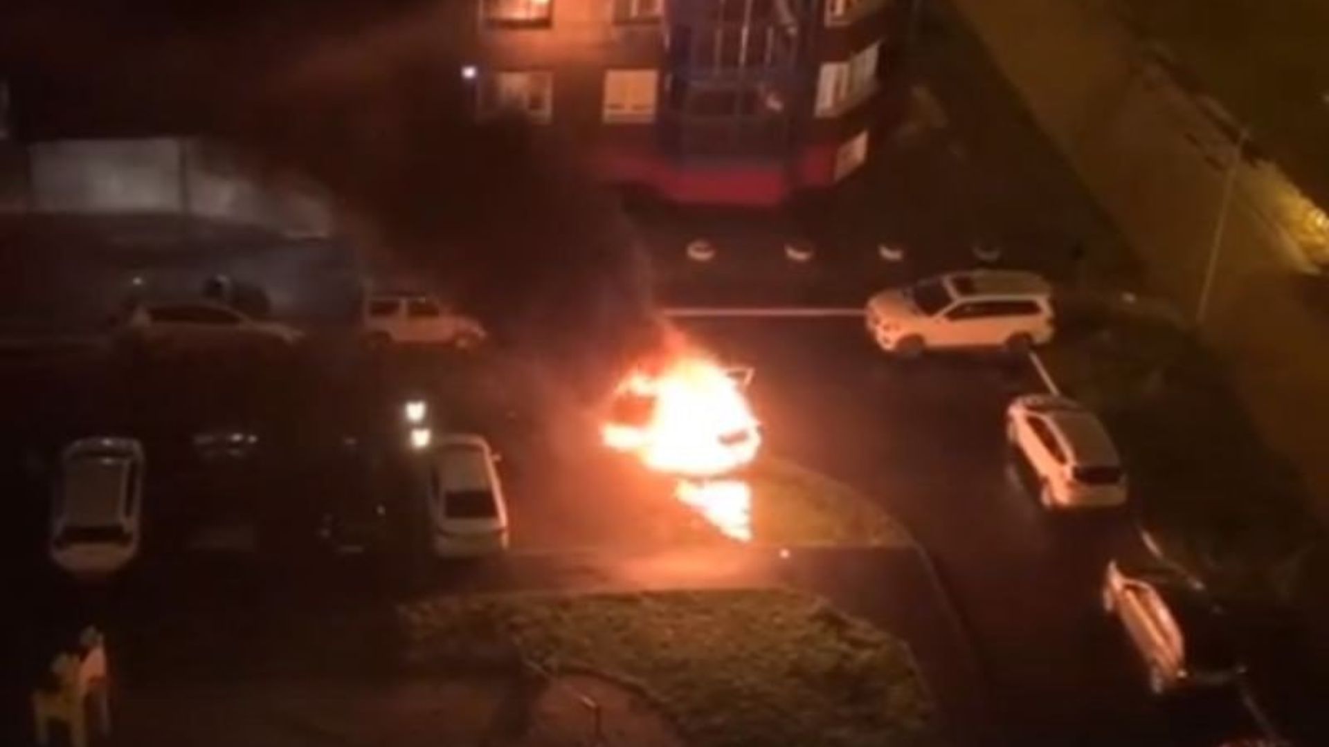 У Ростові-на-Дону згоріло авто російського полковника