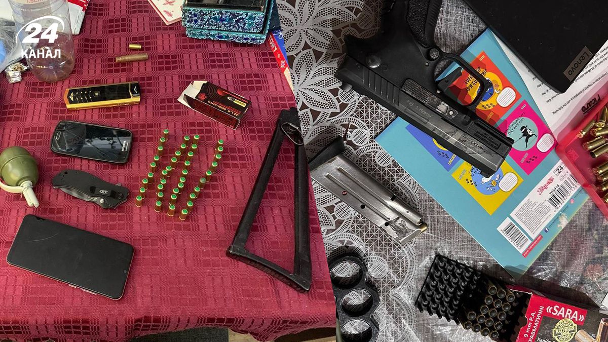 Кому належала зброя, яку вилучила поліція у скандальних підлітків у Києві Кому належала зброя, яку вилучила поліція у скандальних підлітків у Києві