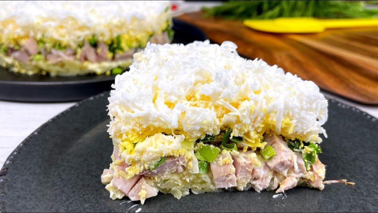 Готуємо салат "Сніжна гора" Готуємо салат "Сніжна гора"