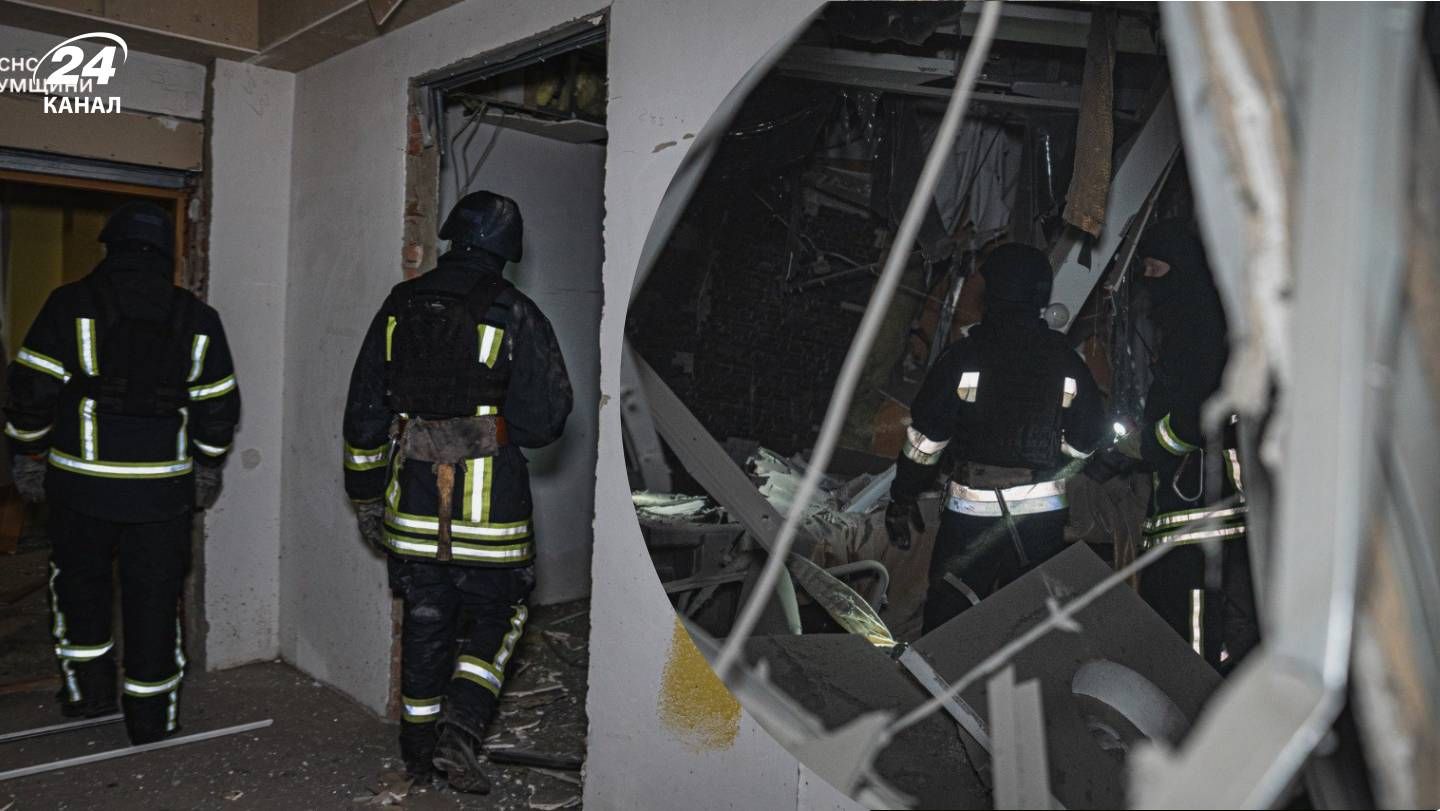 4 ❗️Удар по об’єкту інфраструктури у Сумах: деталі та кадри наслідків від ДСНС - 24 Канал 4 ❗️Удар по об’єкту інфраструктури у Сумах: деталі та кадри наслідків від ДСНС - 24 Канал