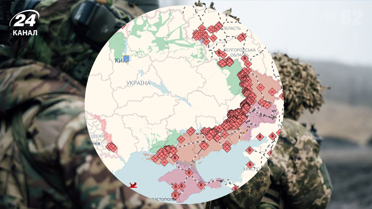 В Deept State обновили карту фронта В Deept State обновили карту фронта