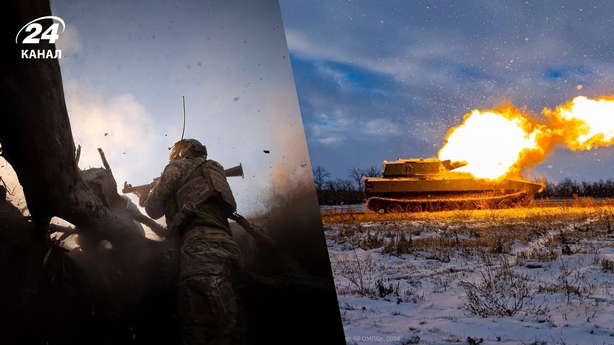 Карта боевых действий по состоянию на 15 января Карта боевых действий по состоянию на 15 января