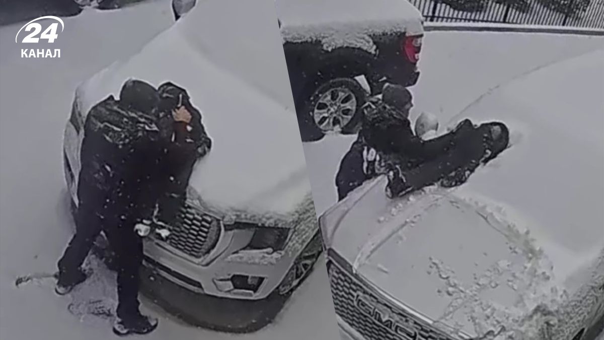 Американський тато почистив машину за допомогою сина Американський тато почистив машину за допомогою сина