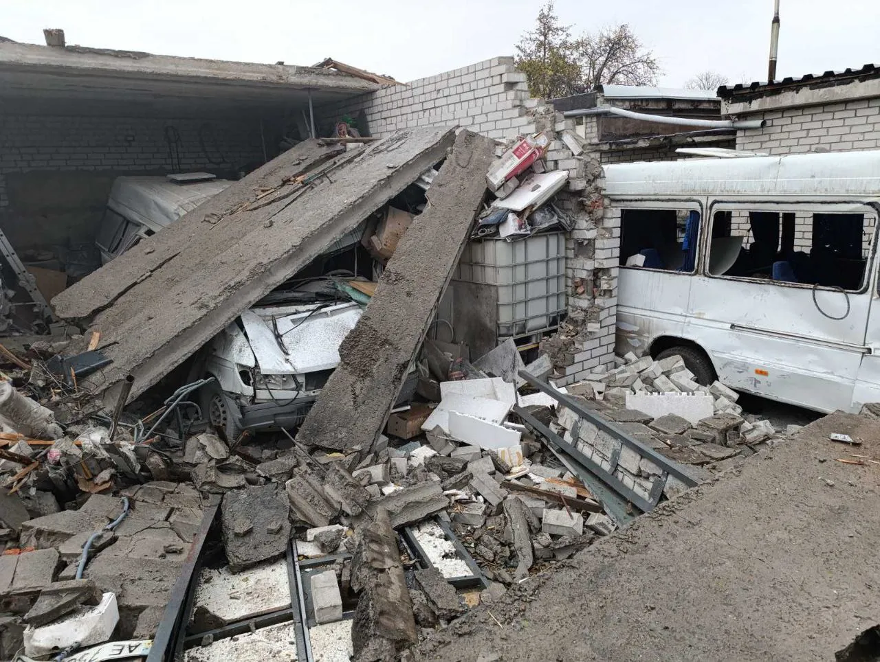 Последствия обстрела Последствия обстрела