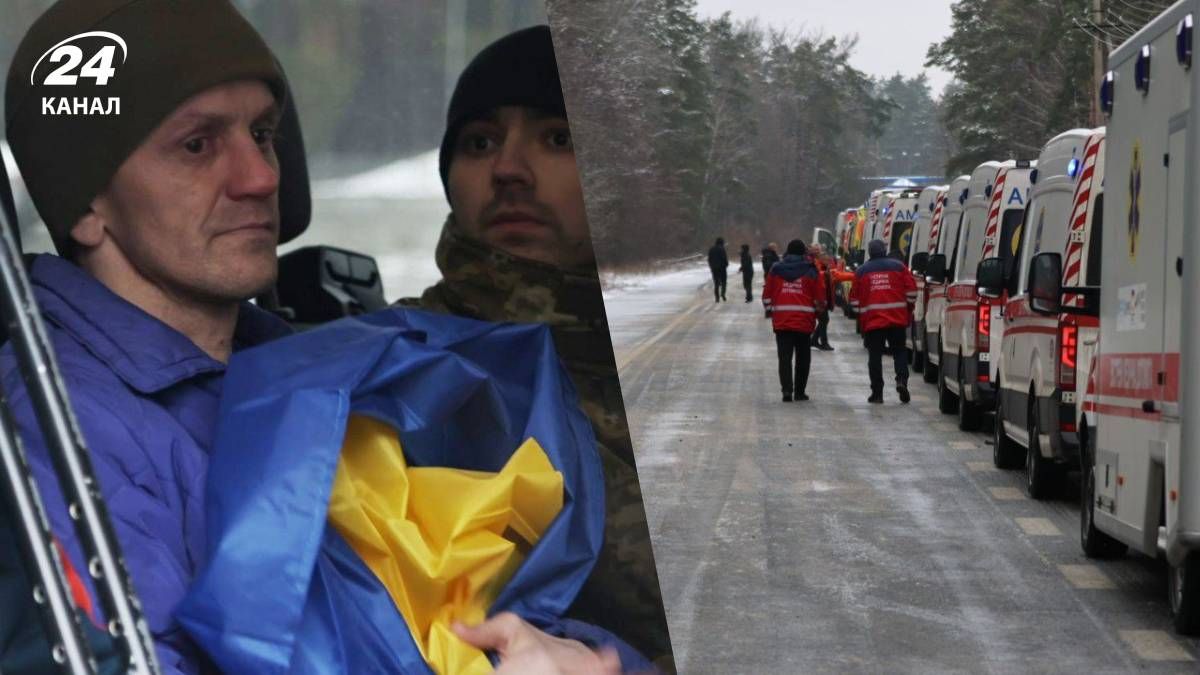 Украина вернула из плена 25 украинцев - 24 Канал Украина вернула из плена 25 украинцев - 24 Канал