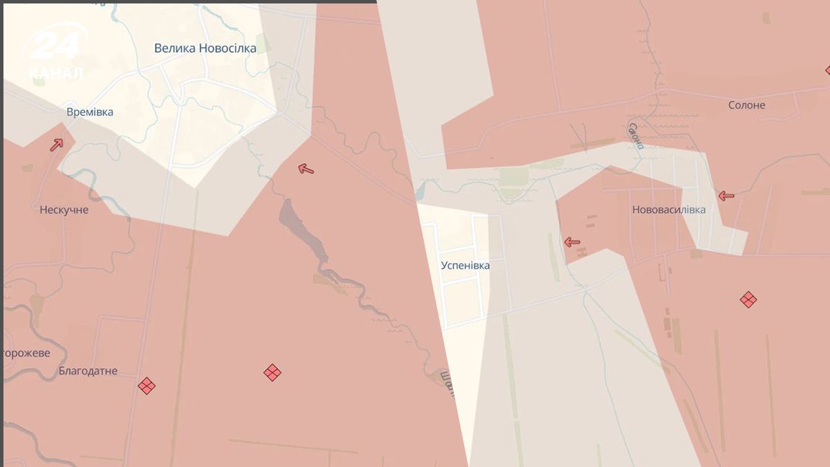 Карта фронта DeepState - под Покровском ВСУ восстановили положение - новости Украины - 24 Канал Карта фронта DeepState - под Покровском ВСУ восстановили положение - новости Украины - 24 Канал