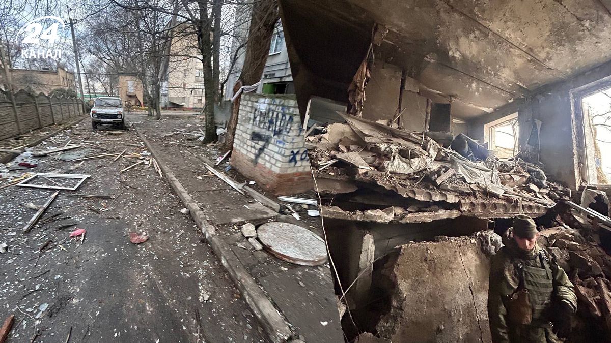 В Васильевке на Запорожье был прилет